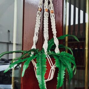 Porta Maceta en macrame